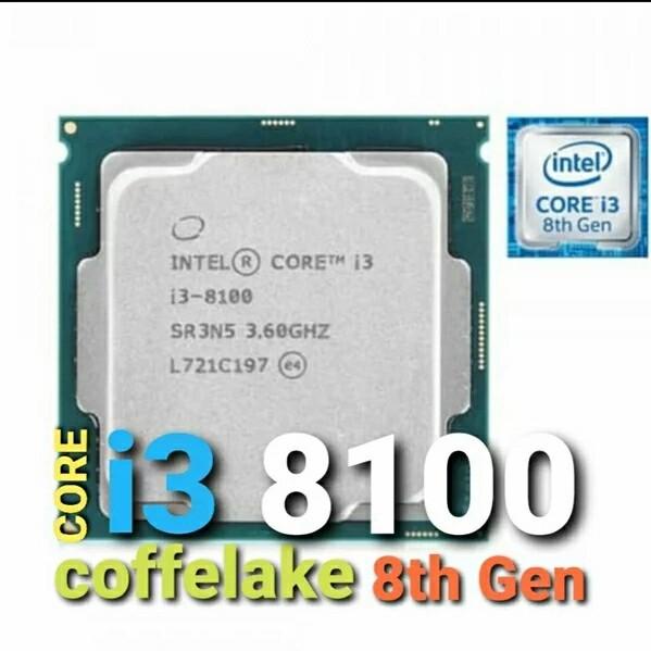 Processor CORE I3 8100 3.6 ghz COFFEELAKE PROC INTEL LGA 1151 GEN 8