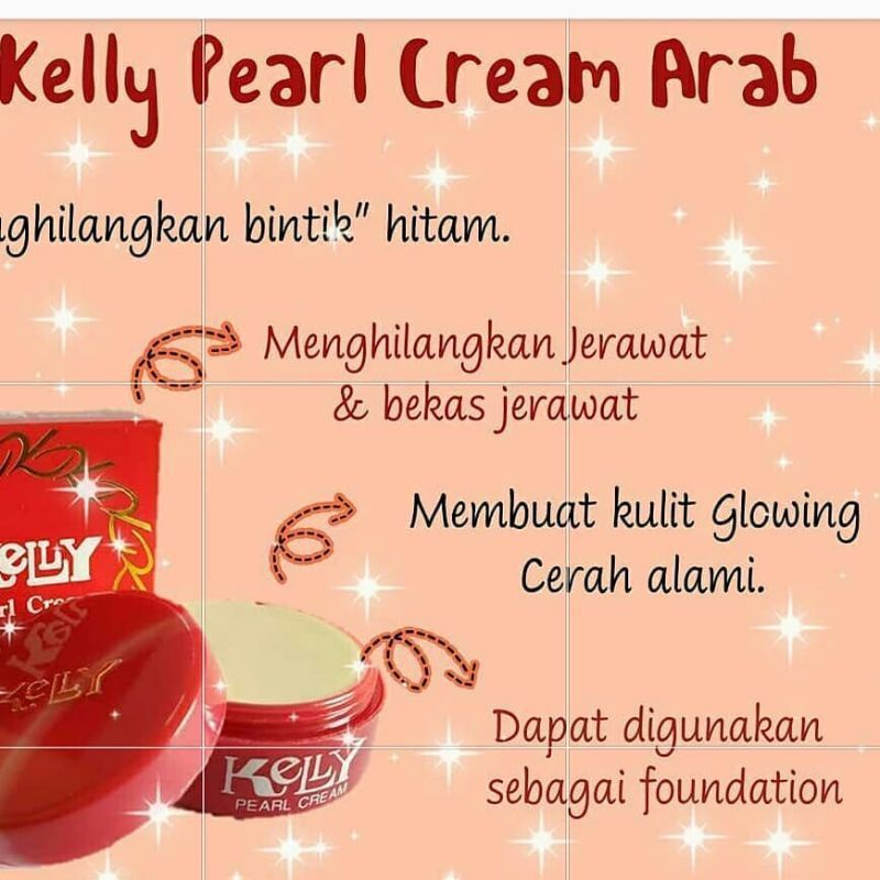CREAM KELLY KRIM WAJAH KELLY ARAB ORI ASLI 100%