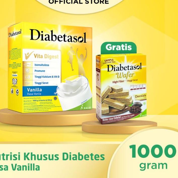 

66E✱ Diabetasol 1kg vanila dan coklat Kirim Langsung