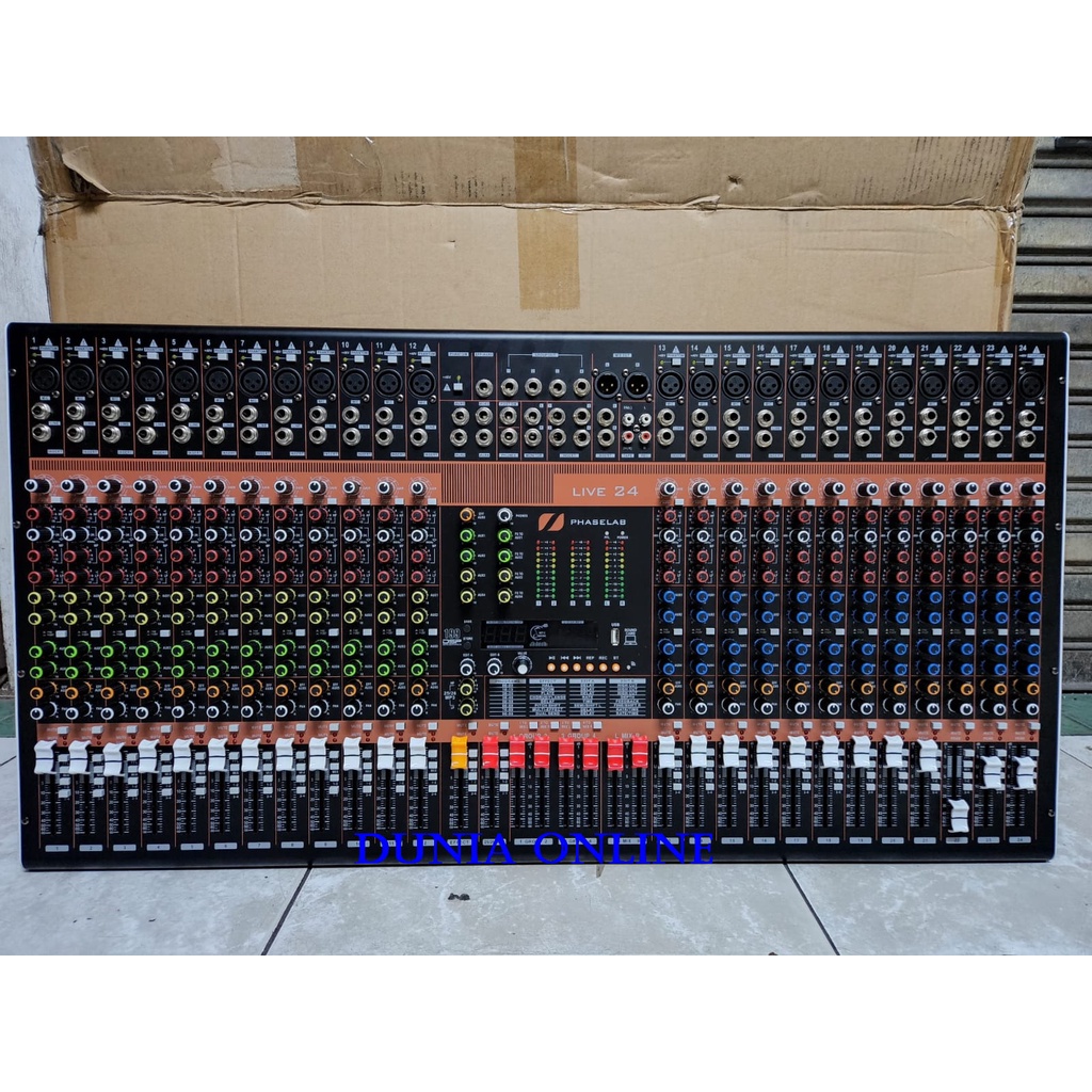 MIXER PHASELAB 24 CHANNEL LIVE24 MIXER PHASE LAB 24 CHANNEL LIVE 24