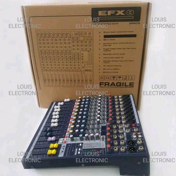 Mixer Audio Soundcraft EFX8 EFX 8 8 Channel GRADE A