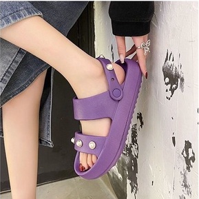 Sandal Wanita Tali Belakang ANAYA MUTIARA Jelly Import / Sendal Jelly Wanita Karet Tebal 8818