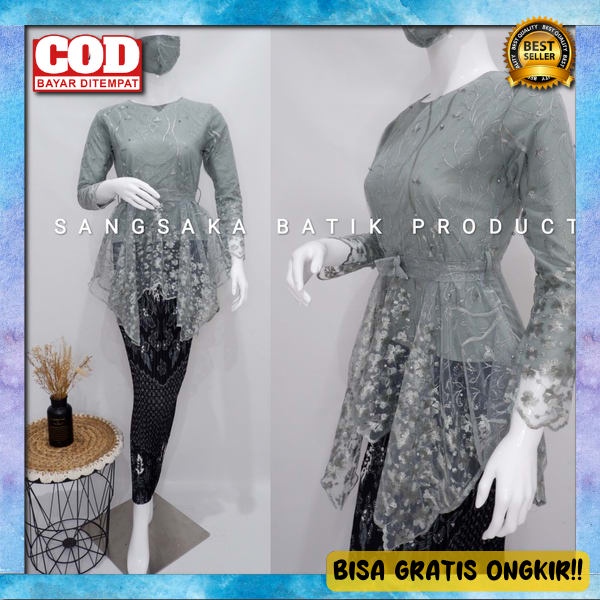 Baju Kbaya Remaja Wanita Stelan Kebaya Perempuan Modern Bsju Kbaya Kekinian 2023 Kebayak Kondangan K