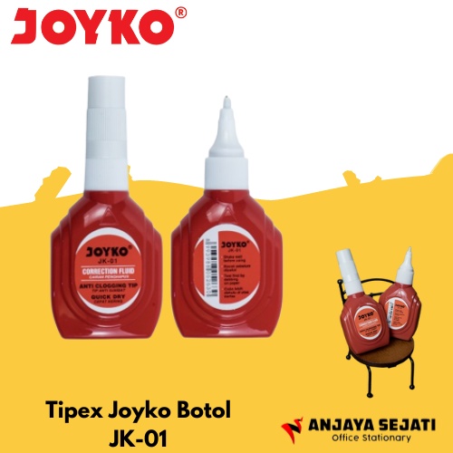 

Tipex Joyko Botol JK - 01 | Tipex Cair | Perlusin (12pcs)