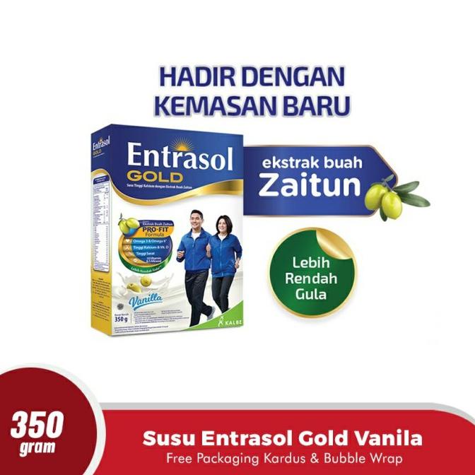 

[ COD ] Susu Entrasol Gold Vanila 350 gram [READY STOK]