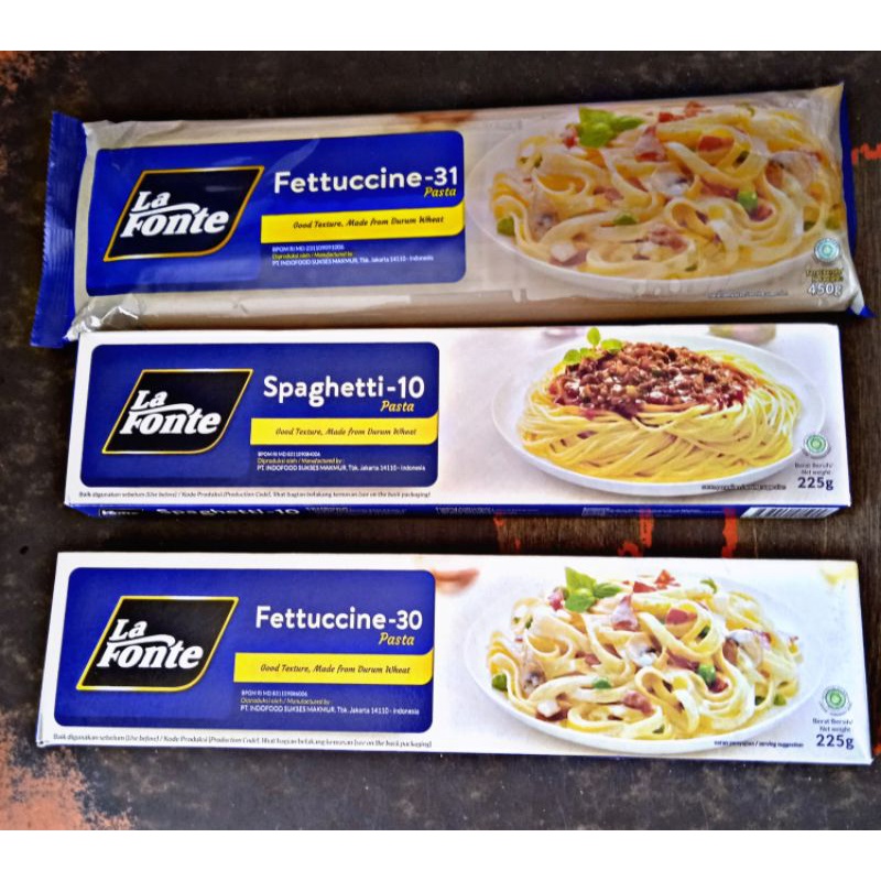 

La Fonte Fettuccine dan Spaghetti