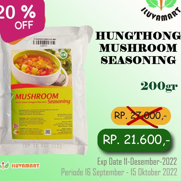 

codeo5O9a--Hungthong MUSHROOM SEASONING 200gr Perisa Jamur Kaldu Vegetarian