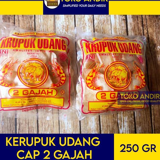 

ID7o2Nc--Kerupuk Udang Cap 2 Gajah Mentah 250gr