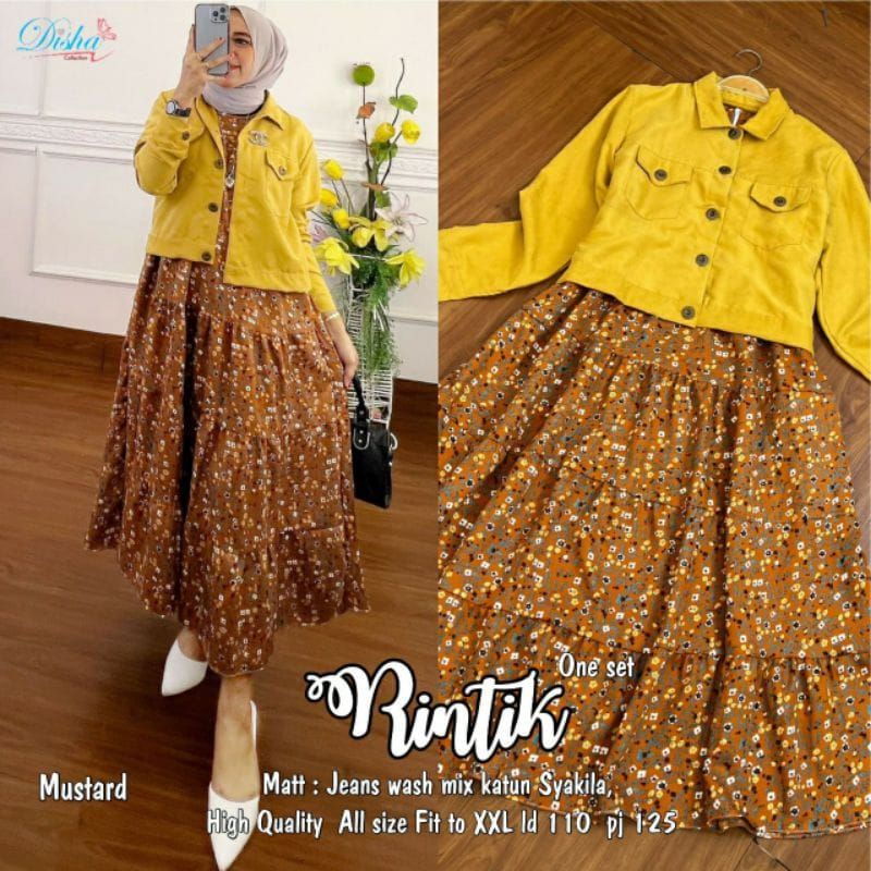 virra set // gamis 2in1 gamis + rompi