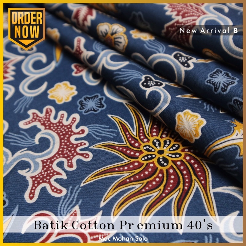 [NEW ARRIVAL] KAIN BATIK COTTON PREMIUM 40’s NEW DESIGN KUALITAS HQ BAHAN BATIK KATUN PRINT TERMURAH PER 0.5M UNTUK KEMEJA SARIMBITAM GAMIS BAHAWAN KEBAYA ROK BY MACMOHAN