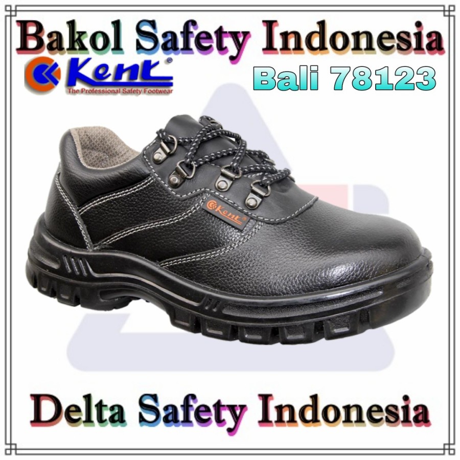 Sepatu Safety Shoes Kent Bali 78123 Original Sepatu Safety Pendek Tali Berkualitas Sepatu Safety Pri