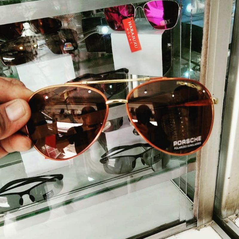 kacamata porsche dengan lensa polarized