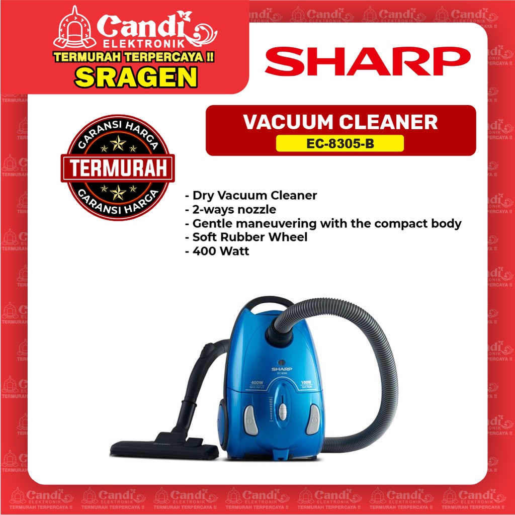 SHARP Vacuum Cleaner EC-8305-B
