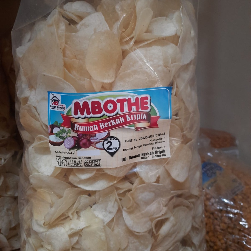 

Kripik Mbote Original tanpa campuran 250 gr