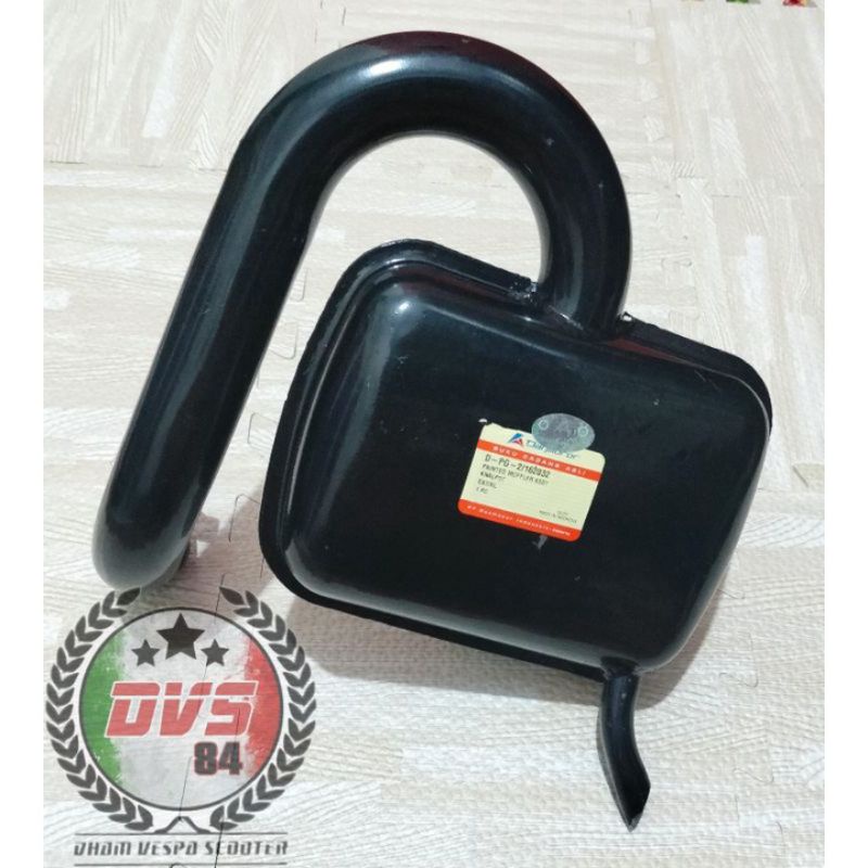 Knalpot Danmotor Vespa Excel Exlusive Px Pxe Original Logo DGM