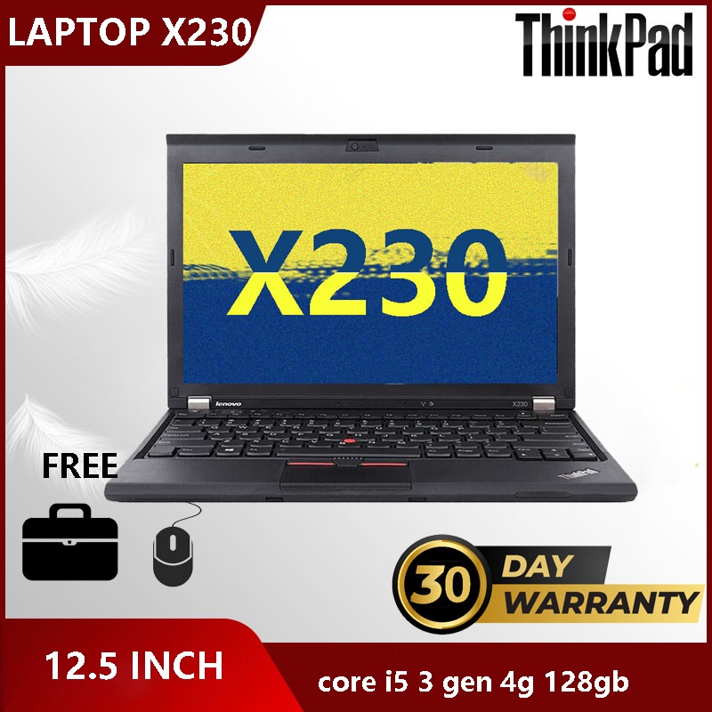 Laptop Lenovo Thinkpad X230 Core i5 4GB Ram 128GB ssd Second Murah Bergaransi HDD 320GB Bekas