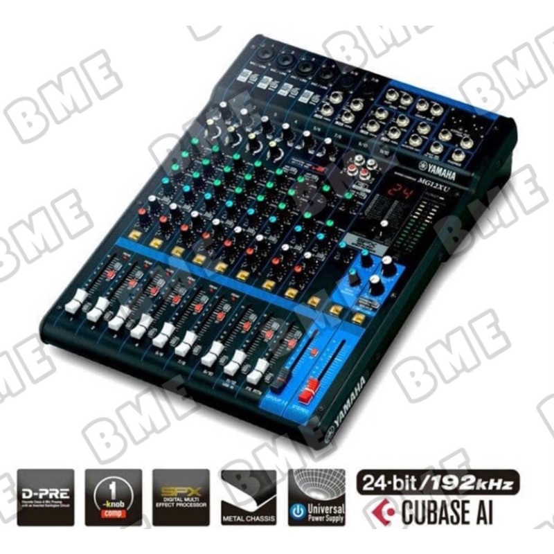 Mixer Yamaha MG-12Xu / MG 12xu / MG12xu Original Garansi Resmi
