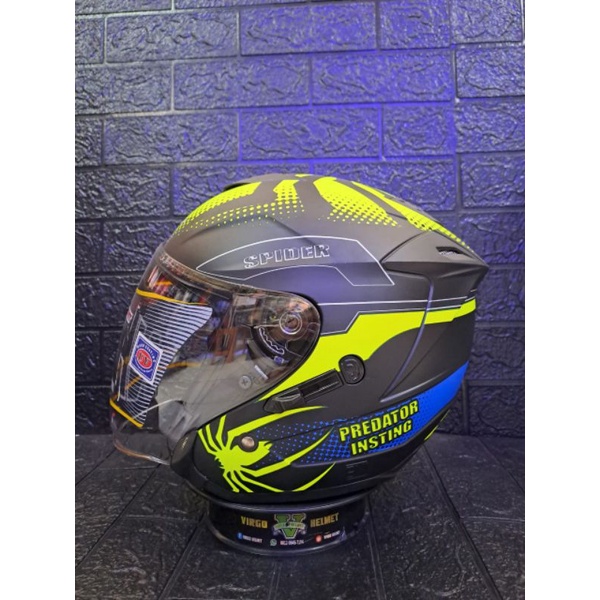 HELM G2 OPTIMAX MOTIF PREDATOR INSTING DOUBLE VISOR