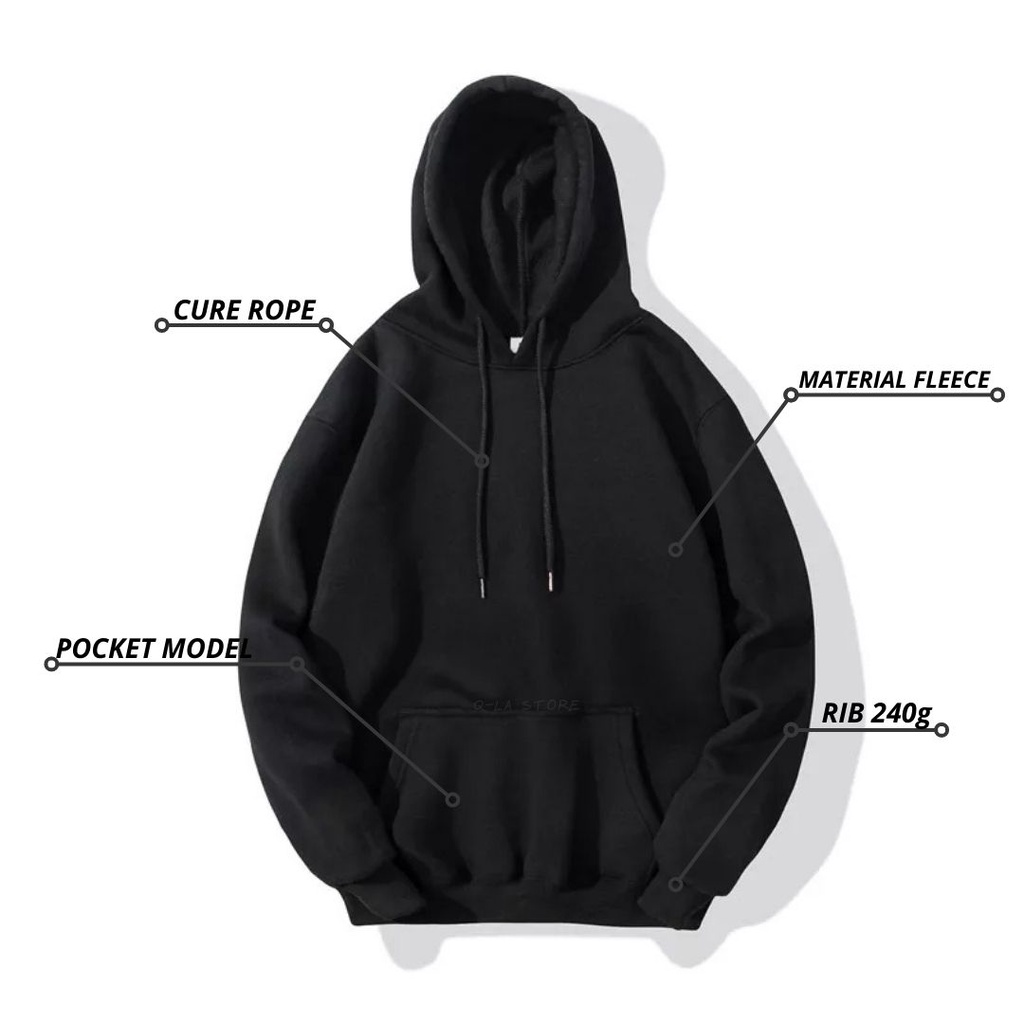 SWEATER POLOS HITAM / HOODIE POLOS / ZIPPER POLOS / SWEATER POLOS PRIA / SWEATER HOODIE POLOS / SWEA