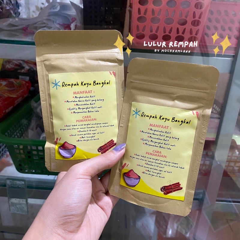 Lulur Rempah Kayu Bangkal 50gr