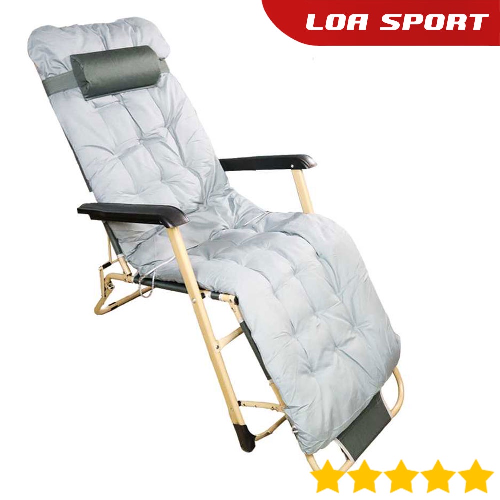 Kursi Santai Malas Rebahan Lipat Busa Empuk Handrest Sandaran Tangan