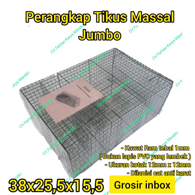 PERANGKAP TIKUS MASSAL JUMBO RAM 1MM