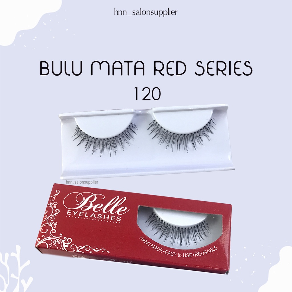 120 Bulu Mata Palsu Handmade Fake Eyelash Eye Lashes Lash Artifivial Belle Eyelashes