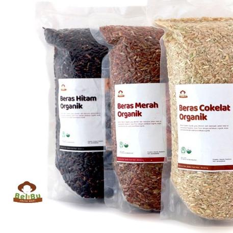 

TRXz6Z0l--Beras Coklat Organik - Vacum 1kg - BeliBu Fresh Mart