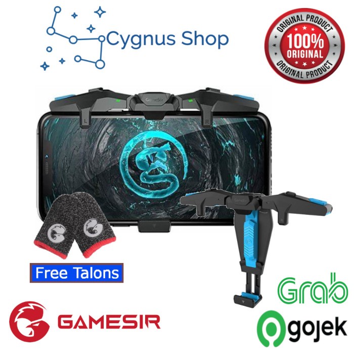 [Aksesoris / Acc] Gamesir F4 Falcon Wireless Gamepad Smartphone Gaming Controller Pubg Console / Pc