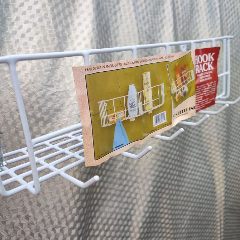 Modelline Rak Gantung / Rak Kamar Mandi / Rak Dapur Kamar Mandi Hook Rack Modelline