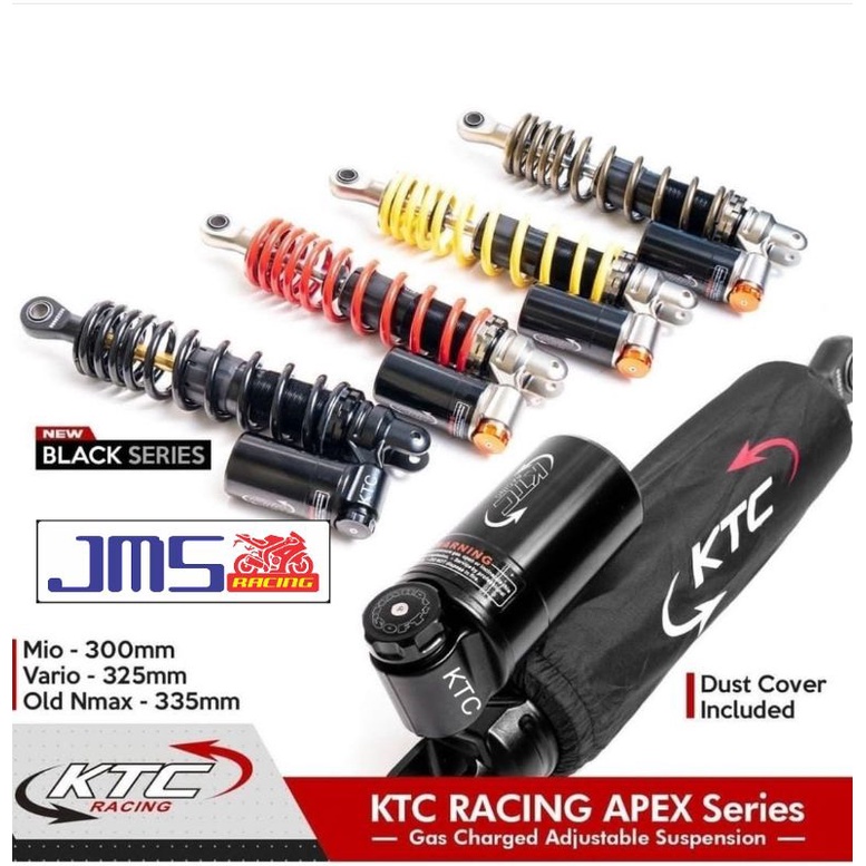 shock shockbreaker ktc racing tabung Apex all matic mio vario beat scoopy lexi genio soul mioj m3 nex mio s gear xeon soulgt115/125