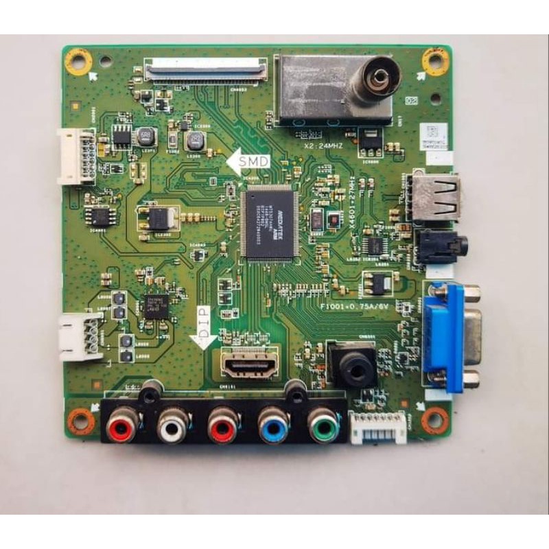 MESIN MB MAINBOARD MAINBOR MAINBOAR TV MODUL TV SHARP LC 24le507i - 24LE5071