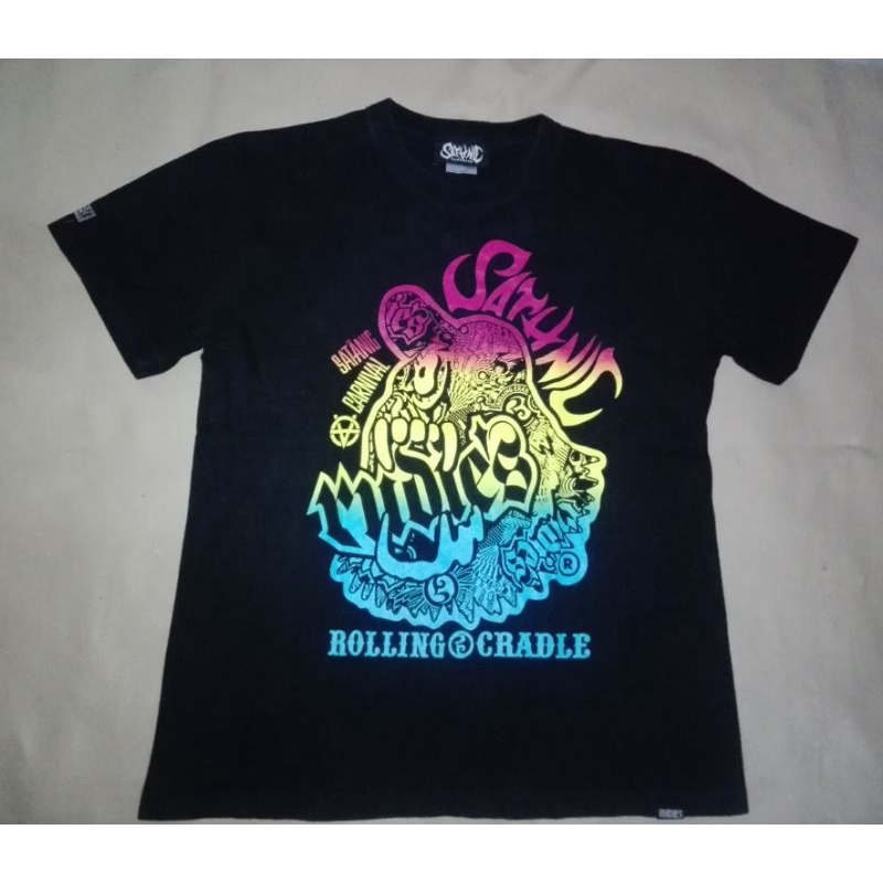 Kaos Festival Band Jepang Satanic Carnival X Rudies