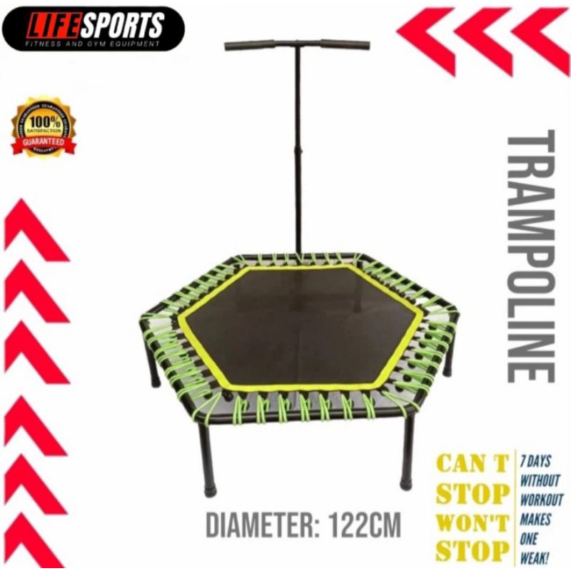 Trampoline dewasa / anak anak lifesports trampoline olahraga lompat