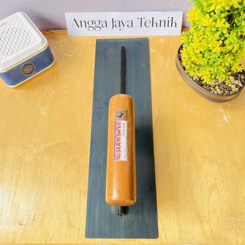 Roskam baja asli raskam acian plat baja 0,5mm x 35cm roskam super plat baja karbon