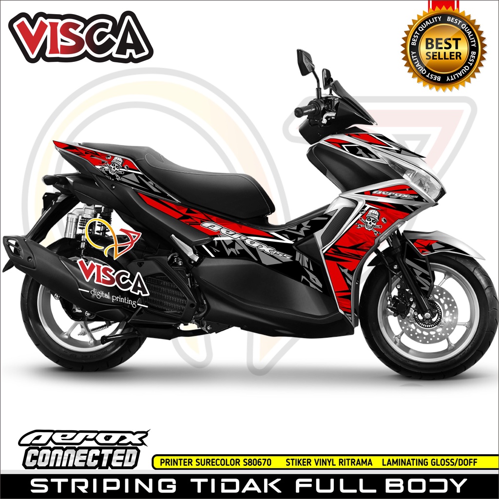 Stiker Aerox 155 keren Stiker Motor Aerox Striping Aerox Striping Aerox 155 New Stiker Aerox 155 Con