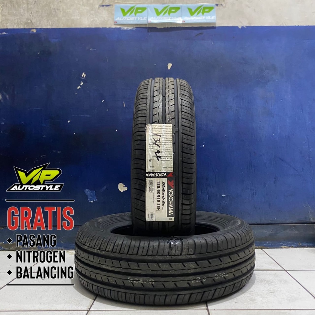 Ban Mobil Murah R15 Ban YOKOHAMA blueart -ES32 185 60 R15 Ban Standar Mobil Yaris, Sienta, Vios Ban 