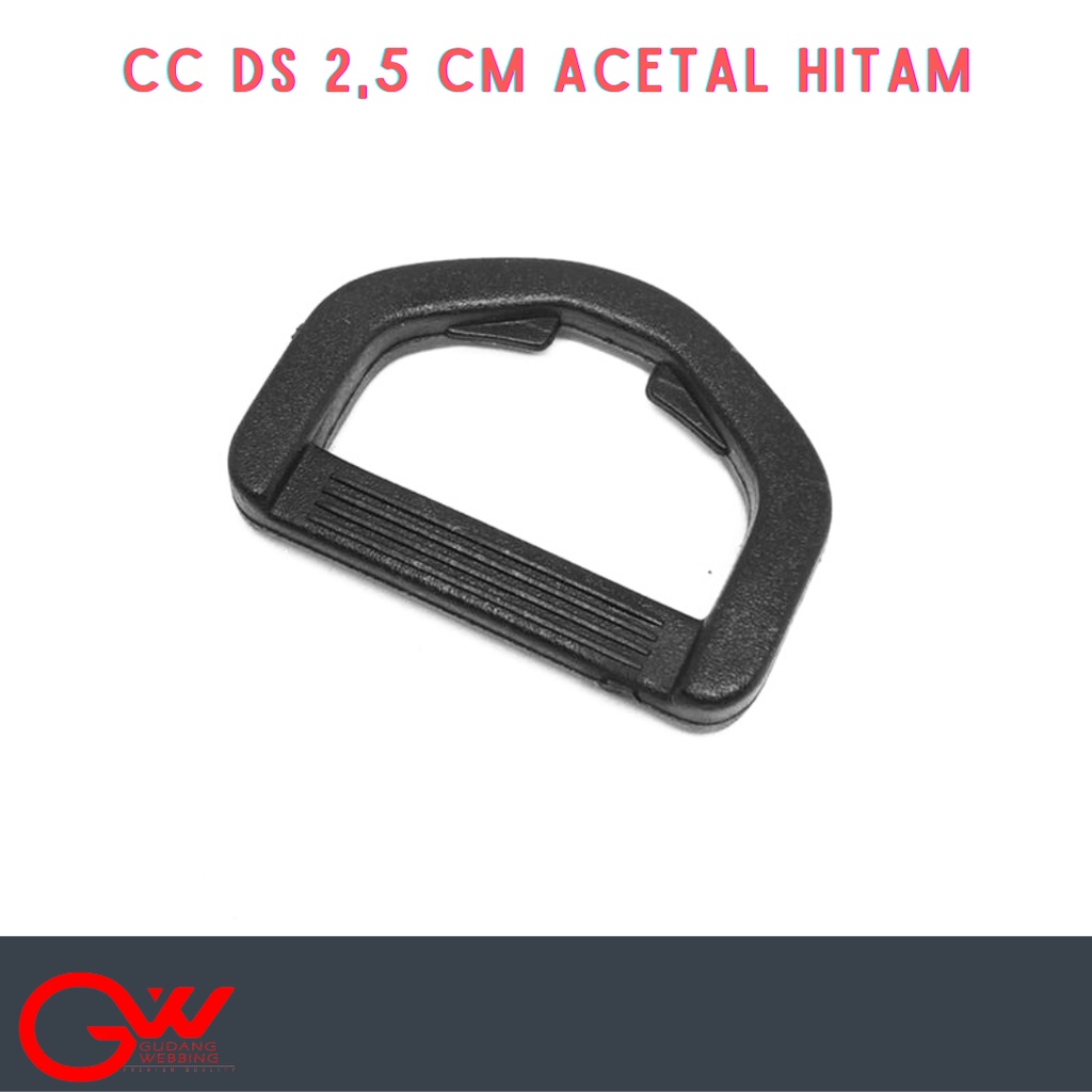 Ring D buckle 2.5cm - DS 25mm Acetal