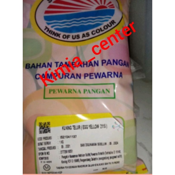 

Pewarna makanan kuning telur 100gr