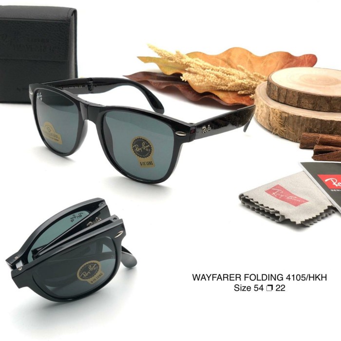 kacamata sunglasses lipat pria wanita wayfarer folding Large Size