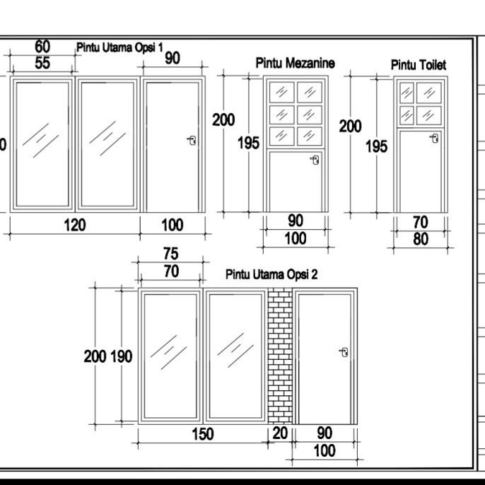 PAKET KUSEN PINTU UTAMA, PINTU BELAH DAN PINTU KAMAR MANDI, CUSTOM SDF8979UJ