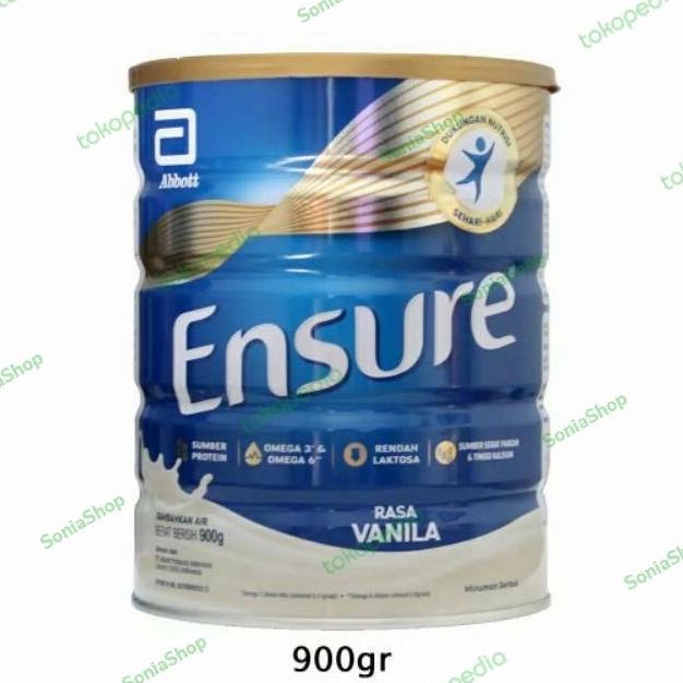 

[ COD ] Ensure Vanila Coklat 900 gr Susu Nutrisi Dewasa Rendah Laktosa 900gr