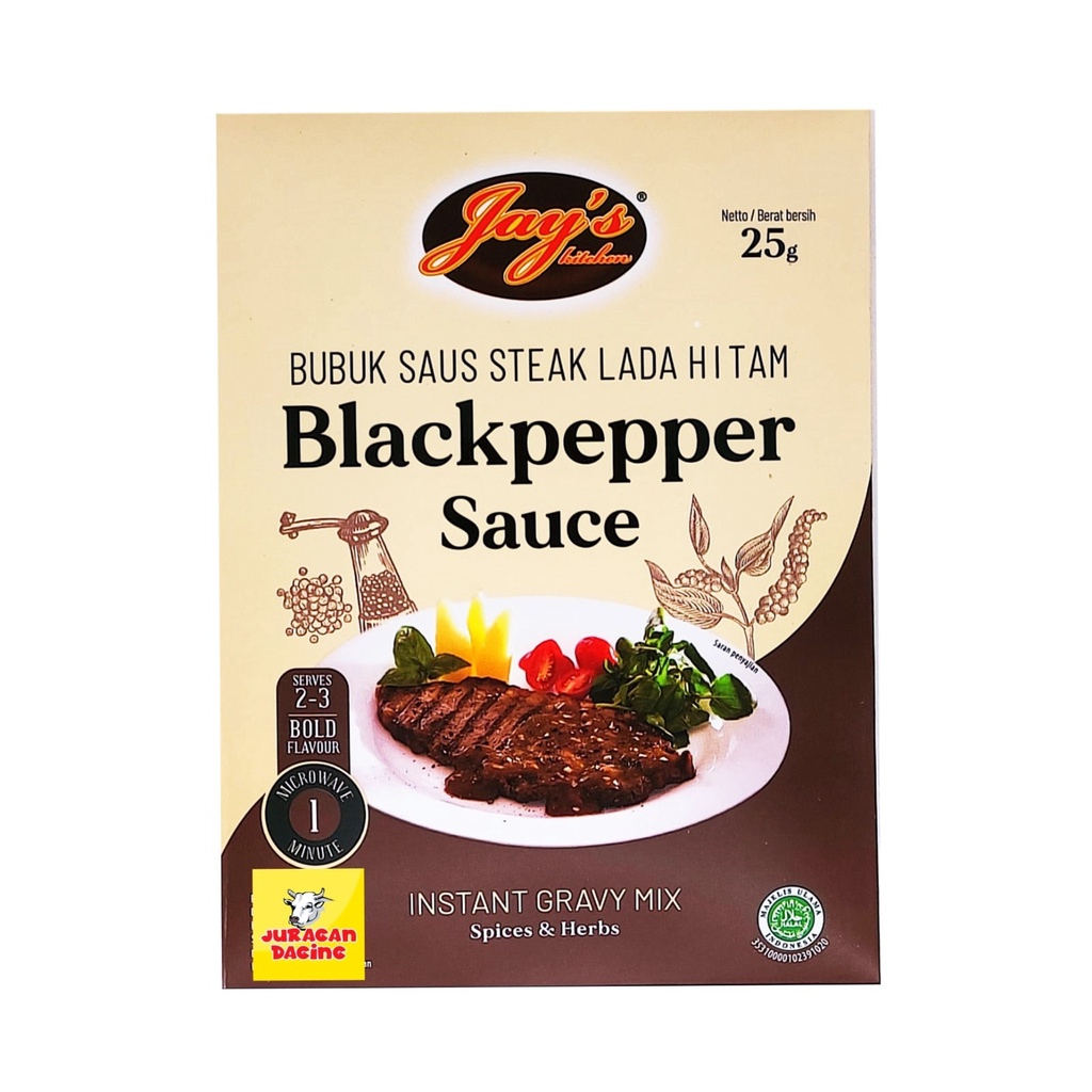 

Marinade Mix Jay's Grill Master Blackpepper Sauce Harga Special