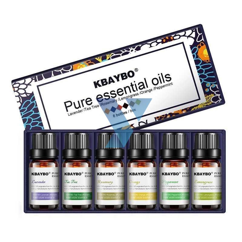 KBAYBO Pure Essential Oils Minyak Aromatherapy 10ml 6PCS - K-E2 ( Al-Yusi )