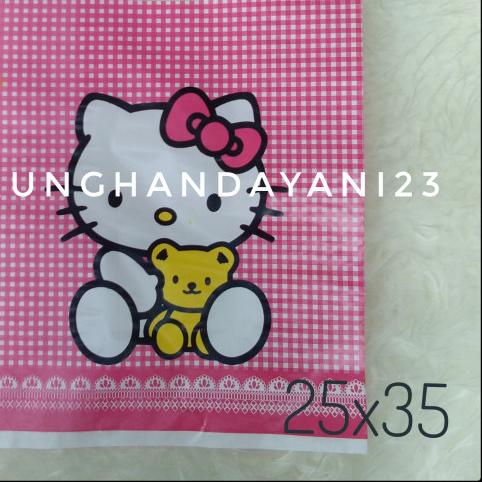 

Kantong plastik motif hello kitty Ukuran 25x35 cm