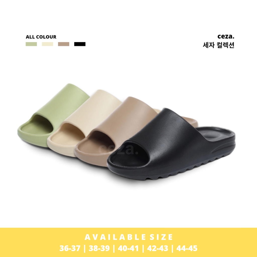 CEZA - Sandal Yeezy Slide / Sandal Slide Pria Wanita / Sandal Slide Pria - Sandal Slide Wanita - San