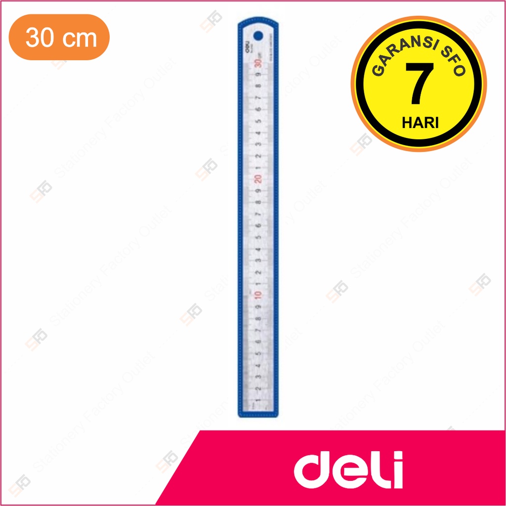 

Penggaris Besi Deli 30cm - No. 8463 - SFO Semarang Official