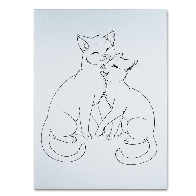 

Kanvas Lukis Gambar / Mewarnai Anak Kucing Cat