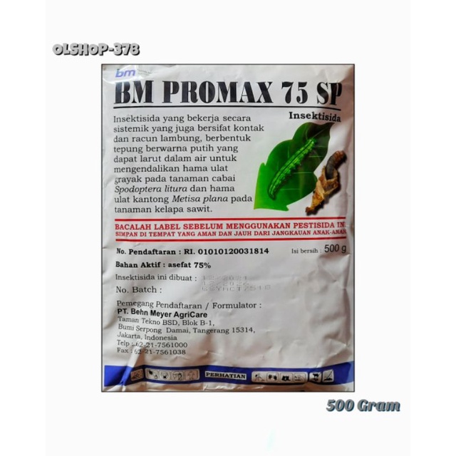 Insektisida Sistemik BM PROMAX 75 SP 500gr Insektisida Sistemik Produk Behn Meyer
