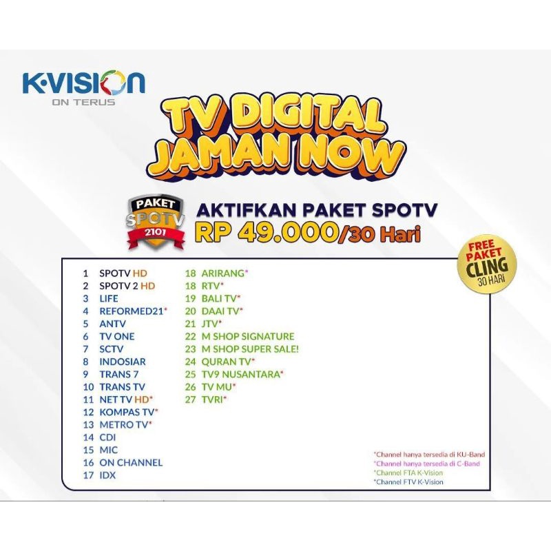 PAKET SPOTV